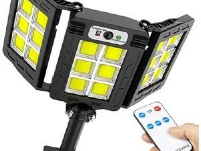 3 headed solar light